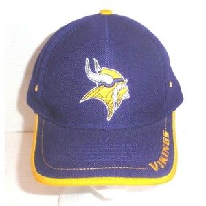 Logo Athletic Minnesota Vikings Backstrap Adjustable Hat One Size Fits All READ